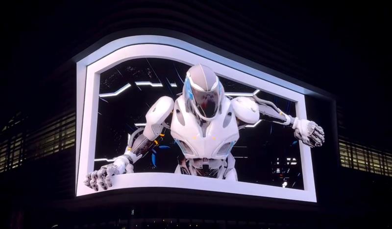 1xBET超8K裸眼3D巨屏点亮；翟