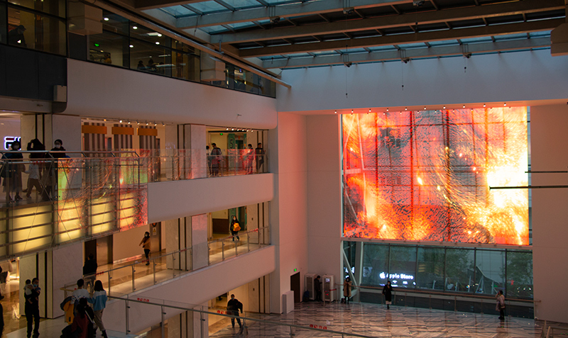 北京西单大悦城LED通明屏项目