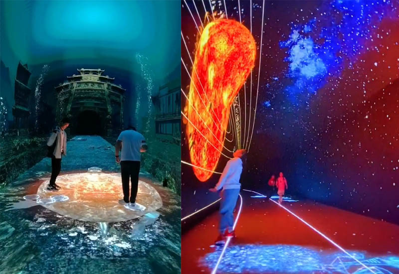 杭州梦幻千岛湖时光隧路项目（LED天幕+LED地砖屏）